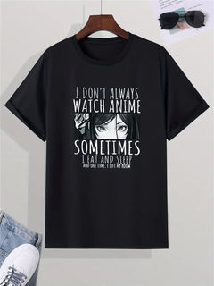 Men's Patterned Printed T-shirt, Summer Casual Short Sleeved T-shirt