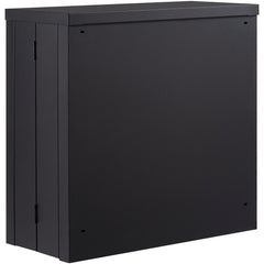 VEVOR Foldable Wall Cabinet, Metal Garage Cabinet Wall Mounted 26 Small Cabinet 240 LBS Loading Capacity Adjustable Shelf Magnetic Door File Locker For Garage Office Home Black