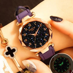 Mode Frauen Uhren Beste Verkaufen Star Sky Zifferblatt Uhr Luxus Rose Gold frauen Armband Quarz Handgelenk Uhren Neue dropshipping