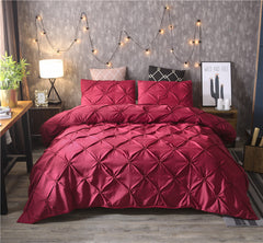 EBay Fern Flower Craft Bedding Three-piece Solid Color Products