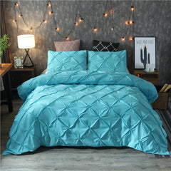 EBay Fern Flower Craft Bedding Three-piece Solid Color Products