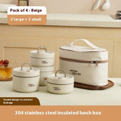 Portable Insulated Lunch Box With Cover