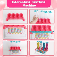 DIY Toys Puzzle Creative Ribbon Woven Hand Ropes Jewelry Making For Children Toy,Girls Kids Toy Gifts.Logistics Is Randomly Sent By UP,USPS,FEDEX