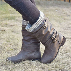 Winter new products low heel 40-43 women's boots