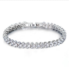 Bracelets Full Of Hearts and Arrows Zircon Cubic Stone Bracelet Best Wedding Gift For Women