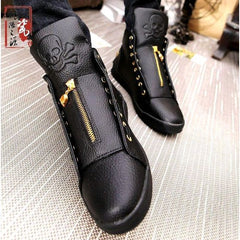 hoe high shoes men's shoes sports shoes men's new fashion tide men's casual shoes