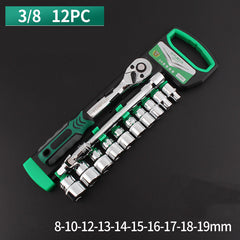 Socket Casing Ratchet Wrench Multi-function Car Repair Combination Set