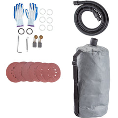 Drywall Sander 850W Electric, Electric Sander Variable Speed 800-1750RPM, Drywall Sander Foldable Sheetrock Sander, With Telescope Handle, Vacuum Bag Drywall Sanders 6 Sand Pads