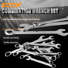 18 Piece Open-end Wrench Set --6-24mm
