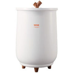 VEVOR Towel Warmer Bucket, 20L Large Towel Warmer For Bathroom, Auto Shut Off Towel Heater With 4-Level Timer Fits Up To Two Oversized Towels, Bathrobes, Blankets, ETL & FCC Certified
