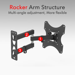 TMX200 Is Adjustable Up And Down 5-12 Degrees With Rotation 180 Degrees, And The Wall-mounted TV Stand Has A Load Capacity Of 30kg
