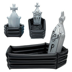 Halloween Inflatable Skull Tombstone Ice Bar