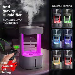 Creative Anti-gravity Water Drop Humidifier Air Conditioning Mist Spray Household Quiet Bedroom Office With 580ML Water Tank