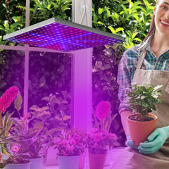 1 Set LED Grow Light Full Spectrum Hanging 225 LEDs Plant Grow Lamp Indoor Grow Light For Greenhouse Succulents Seedlings Plants Veg And Flower