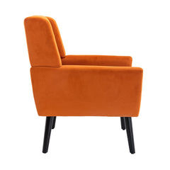Modern Soft Velvet Ergonomic Accent Chair For Living Room, Bedroom, Home