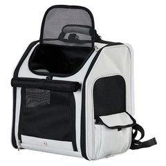 Pet Carrier Backpack, Expandable Cat Dog Carrier With Back Extension, Breathable Mesh Travel Backpack For Small Dogs Cats, Soft-Sided Pet Backpack Holds Up To 26 Lbs