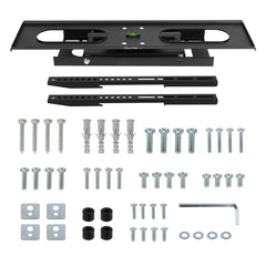1Pc Full Motion TV Wall Mount Swivel Tilt TV Wall Rack Support 37in To 70in TV Wall Mount Max VESA Up To 600x400mm Holds Up To 99LBS