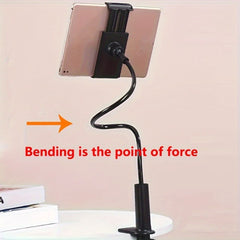 Updated Gooseneck Tablet Holder Stand For Bed 39.4inch Adjustable Flexible Arm Tablets Mount Clamp On Table