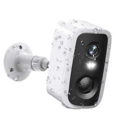 Wireless Battery Powered Security Camera 4MP Full Color Wifi IP66 Outdoor CCTV Camera