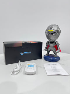 Hot-selling Mecha Samurai Starry Sky Projection Night Light, An Ambient Light That Can Be Customized. It's A Popular Cross-border Product, A Small Night Light For Children's Bedrooms.