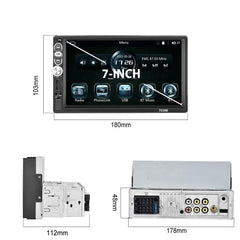 7-inch Single-din Car Stereo, Single-din Car Radio And MP5 Player Supporting Carplay Android Auto