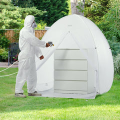 Spray Paint Shelter Portable Spray Paint Tent Booth 60x60x70 In PopUp
