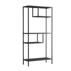 Modern Storage Shelf With 4 Compartments & Metal Legs, Freestanding Organizer,Book Shelves  Display Shelves For Living Room, Bedroom, Home Office