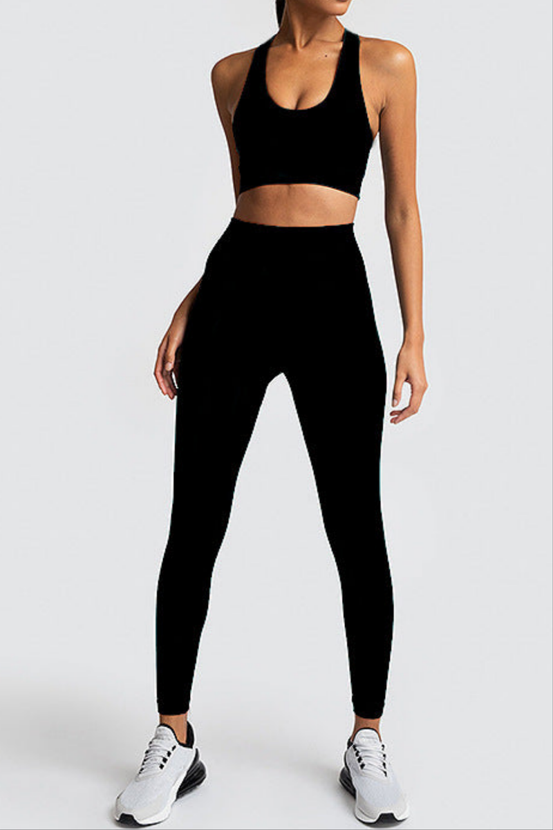 Seamless Gym Set Nylon Woman Sportswear