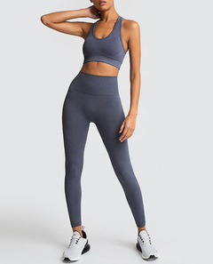 Seamless Gym Set Nylon Woman Sportswear