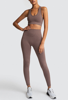 Seamless Gym Set Nylon Woman Sportswear