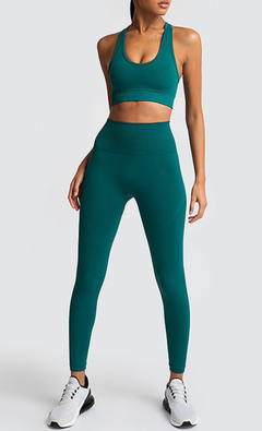 Seamless Gym Set Nylon Woman Sportswear