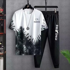 Summer Thin Short-sleeved Trousers Sports Suit