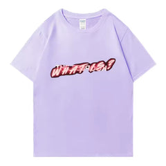 Printed Cotton Short-sleeved Men's T-shirt Top