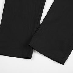 High Street Fashion Brand Lace-up Pocket Breasted Functional Trousers For Men