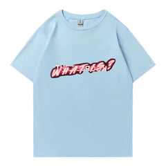 Printed Cotton Short-sleeved Men's T-shirt Top