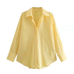 Urban Casual Multi-color Poplin Shirt
