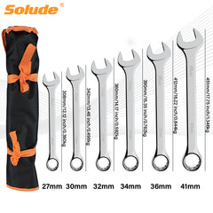 Set Of 6 Large Open-end Wrenches, 27-41mm