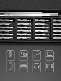 24 In 1 Mini Screwdriver Set With Case, Small Screwdriver Set   Screwdrivers Magnetic Micro Screwdriver Kit, Screwdriver Set For Electronics, Jewelers, Pc, Glasses, Watch, Phone Use Tool