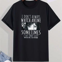 Men's Patterned Printed T-shirt, Summer Casual Short Sleeved T-shirt
