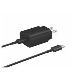 25W Type USB C Super Fast Wall Charger 6FT Cable For Galaxy S20 S21 S22