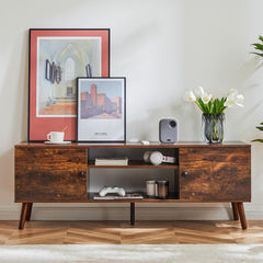 Panel TV Cabinet Can Store Black Cabinets, Suitable For Home Living Room Office TV Cabinet