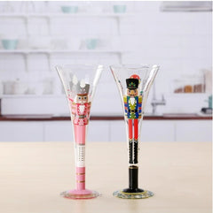 Lead-free Creative Personality Wine Glass Artificial Hand-painted Glass Goblet