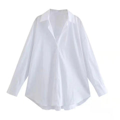 Urban Casual Multi-color Poplin Shirt