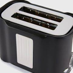 2 Slice Toaster, Quick & Even Results Every Time, Wide Slots Fit Any Size Bread Drop-Down Crumb Tray For Easy Clean Up, Stainless