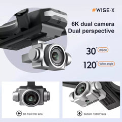 4DRC V14 Professional Drone 6K HD Dual Camera Wifi FPV Portable RC Quadcopter 2 BATTERY,Drones Suitable For Adults & Beginners.Logistics Is Randomly Sent By UPS,USPS,Self-pickup.