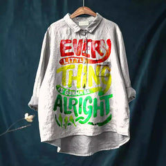 Fashion High-grade Graffiti 3D Digital Printing Lapel Shirt