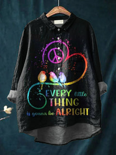 Fashion High-grade Graffiti 3D Digital Printing Lapel Shirt