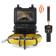 Pipeline Inspection Camera With DVR Function, IP68 Camera With 12 Adjustable LEDs, A 16 GB SD Card For Sewer Line, Home, Duct Drain Pipe Plumbing