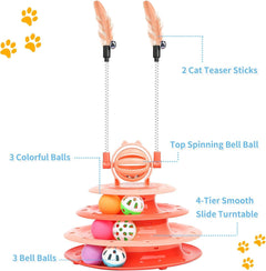 Cat Toys For Indoor Cats Kitten Toys Interactive Cat Toy Cat Puzzle Toy Cat Ball Toy