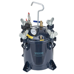 Spray Paint Pressure Pot Tank,  70PSI Max Air Paint Pressure Pot, Metal Rack And Leak Repair Sealant For Industry Home Decor Architecture Construction Automotive Painting